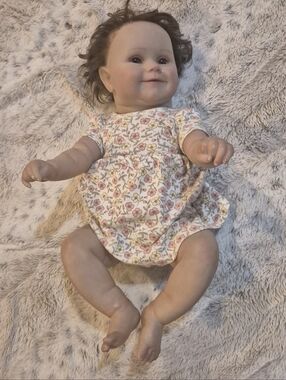 18" Realistic Reborn Baby Dolls Full Body Silicone Girl Doll Newborn Doll